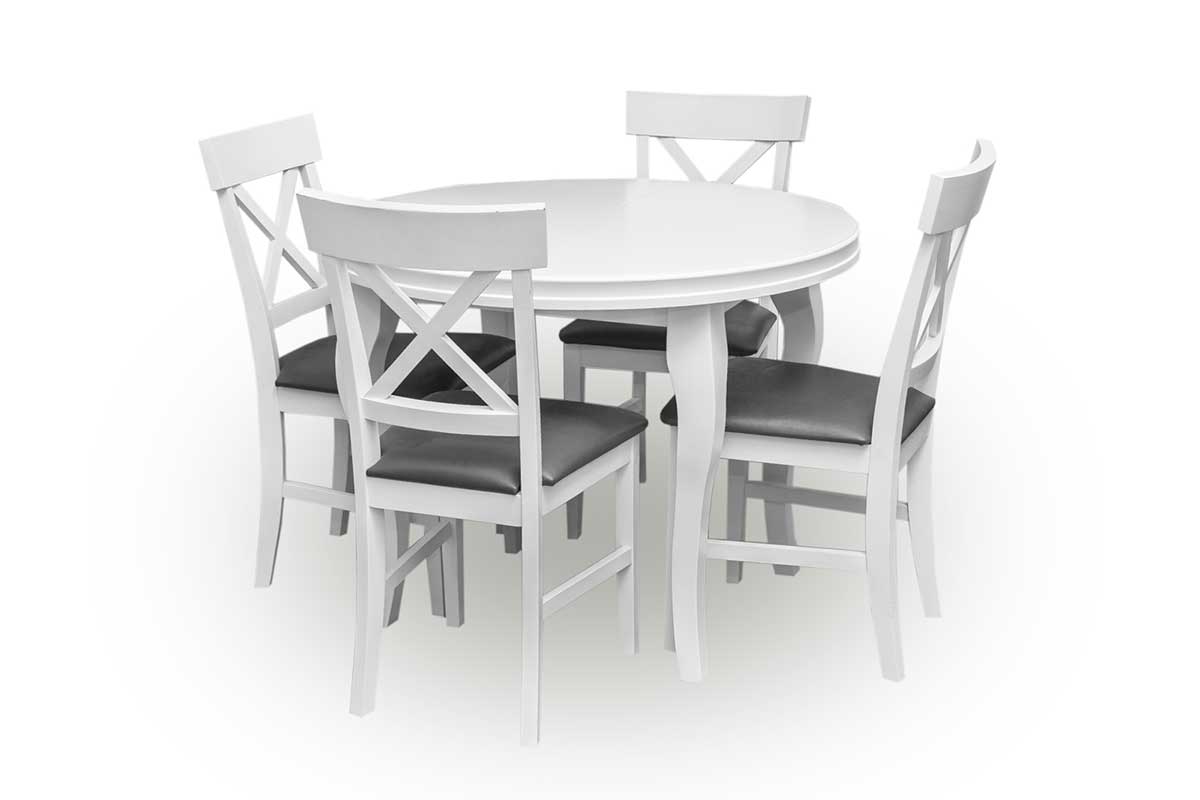 Stół rozkładany S73 + krzesła IX 4 szt.