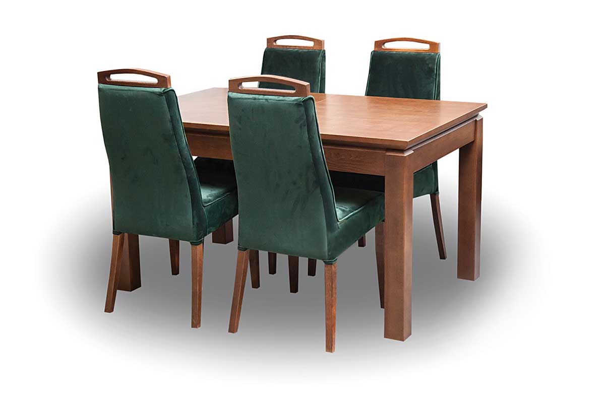 Stół rozkładany S77 + krzesła K122 4 szt.