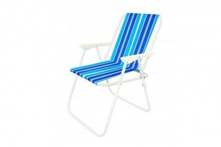 Krzesło ogrodowe KPM03 Niebieskie Paski