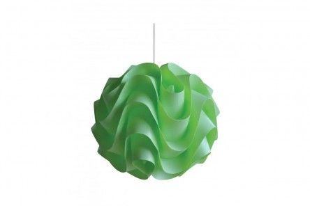 Lampa modelowana wisząca zielona 1X60W
