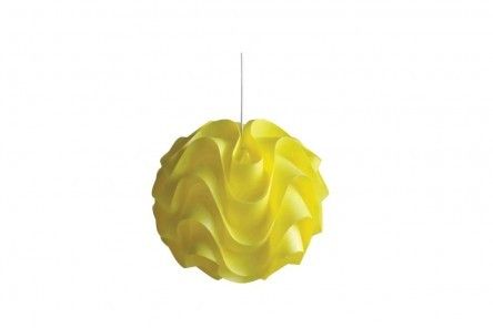 Lampa modelowana wisząca żółta 1X60W