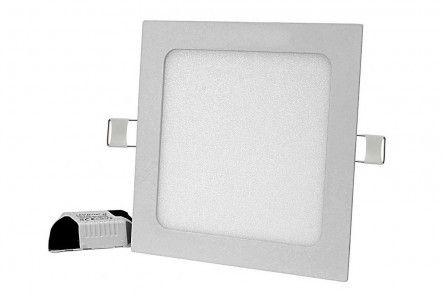 Panel LED podtynkowy kwadrat 12W